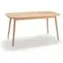 Medium Dining Table with Rounded Legs - Natural, Beech Wood