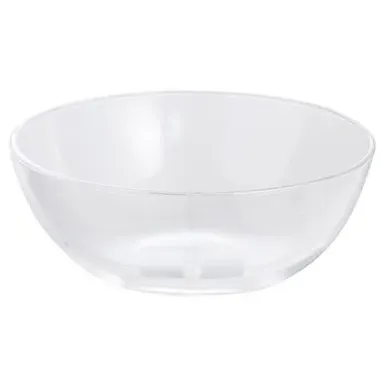 Medium Glass Bowl - Clear, High-Transparency Glass image