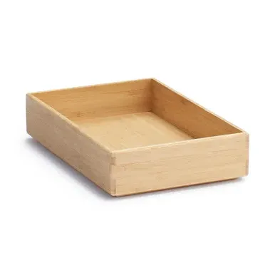 Medium Organiser Box - Natural, Bamboo