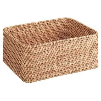 Medium Rattan Basket - Natural, Woven Rattan image
