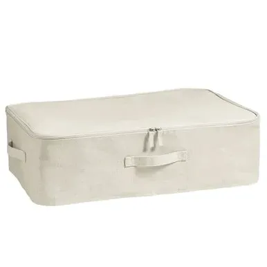 Medium Storage Box with Lid - Soft Fabric