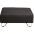 Modular Footstool Unit - Black/Brown, Fabric