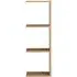 Narrow 3 Shelf Add-On Unit - Oak, Wood