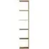 Narrow 5-Shelf Add-On Unit - Oak, Steel