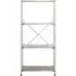 Narrow Shelving Unit Medium Height - Steel, Metal