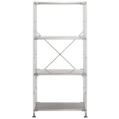 Narrow Shelving Unit Medium Height - Steel, Metal