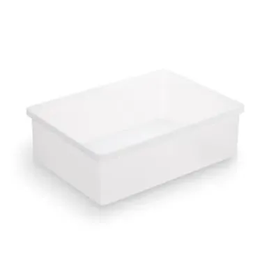 Open Storage Box - Clear, Polypropylene