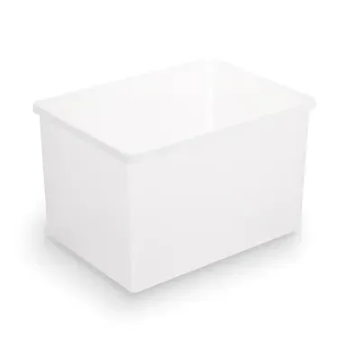 Open Storage Box - Clear, Polypropylene