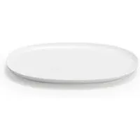 Oval Dinner Plate - Grey, Ceramic