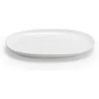 Oval Plate Small - White, Ceramic