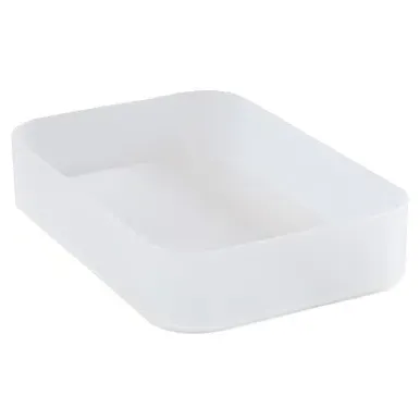 Quarter Vanity Case - Clear, Polypropylene