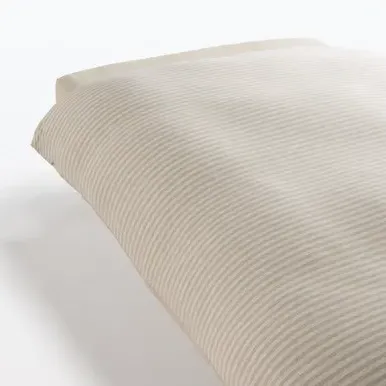 Queen Duvet Cover - Beige Stripe, Cotton Jersey image