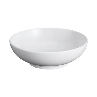 Ramen Bowl with Rib Detail - White, Hakuji Porcelain image