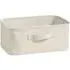 Rectangle Storage Box Foldable - Neutral, Linen Blend
