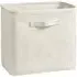 Rectangle Storage Box Foldable - Neutral, Linen Blend