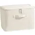 Rectangle Storage Box with Lid - Grey, Fabric