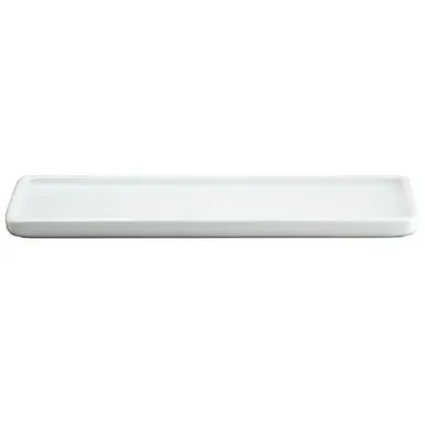 Rectangular Porcelain Tray - White, Amakusa Stone image