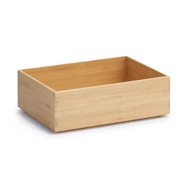Rectangular Storage Box - Natural, Bamboo image