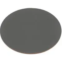 Round Coasters Set of 4 - Graphite, Recycled Leather