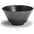 Round Rice Bowl - Black, Ceramic