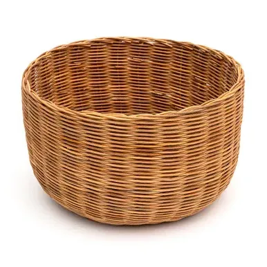Round Storage Basket - Natural, Rattan Weave image