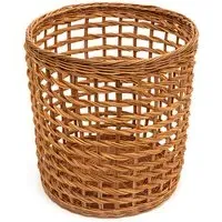 Round Storage Basket Open Weave - Natural, Rattan