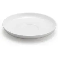 Round Tea Saucer - White, Ceramic