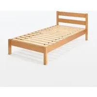 Single Bed Frame - Natural, Rubberwood Veneer
