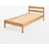 Single Bed Frame - Natural, Rubberwood Veneer