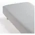 Single Cotton Jersey Fitted Sheet - Heather Grey, Cotton