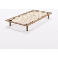 Single Platform Bed Frame - Walnut, Wood