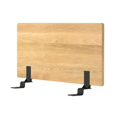 Single Platform Bed Headboard - Oak, Solid Wood image