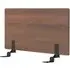 Single Platform Bed Headboard - Walnut Wood