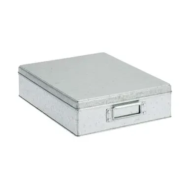 Small Storage Box Japanese Style - Natural, Tin Plate