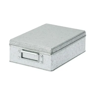 Small Storage Box - Natural, Tin Plate image