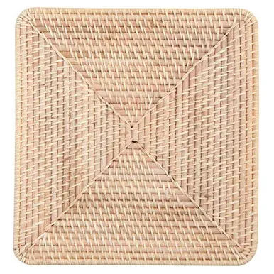 Square Basket Lid - Natural, Rattan image