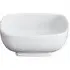 Square Bowl - White, Porcelain