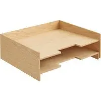Stackable Letter Tray - Natural, Wood