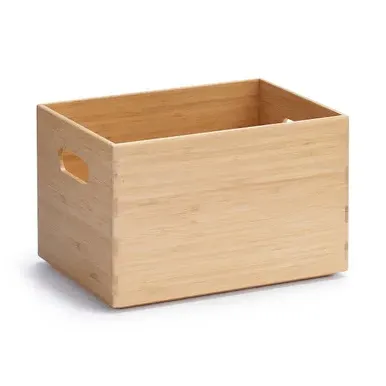 Stackable Storage Box - Natural, Bamboo