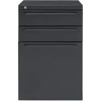 Steel Cabinet with Drawers - Dark Grey, Steel