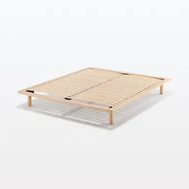 Super King Platform Bed Frame - Oak Wood image