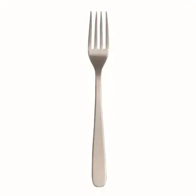 Table Fork Gently Contoured - Silver, Stainless Steel image