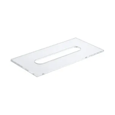 Tissue Cover for Stackable Box - Clear, Acrylic image