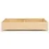 Underbed Storage Drawer with Divider - Natural, Pine Wood