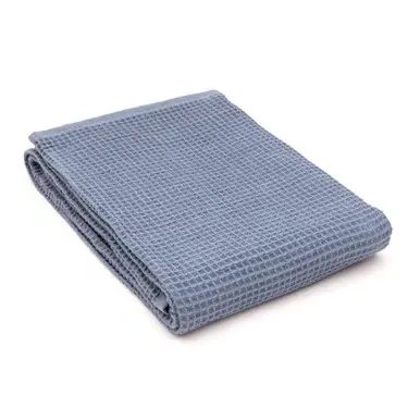 Waffle Bath Sheet - White, Organic Cotton image