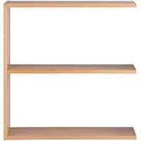 Wide 2-Shelf Add-On Unit - Oak, Wood