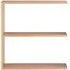 Wide 2-Shelf Add-On Unit - Oak, Wood