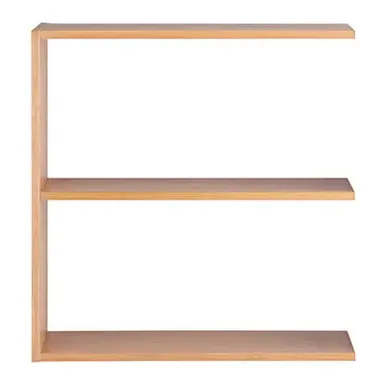 Wide 2-Shelf Add-On Unit - Oak, Wood image