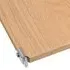 Wide Additional Shelf - Oak, Stainless Steel