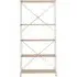 Wide Large Shelving Unit - Oak, Steel